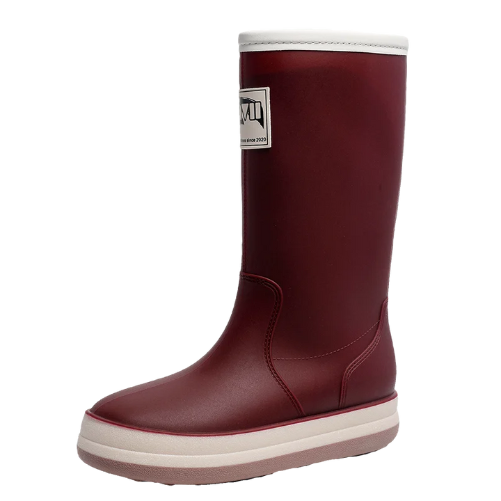 Drune | Stiefel Damen - Wasserdichte Outdoor Gummistiefel mit rutschfester Sohle