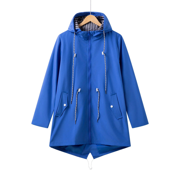 Drune | Regenjacke für Frauen Wasserdicht Mit Kapuze - Reguläre Passform