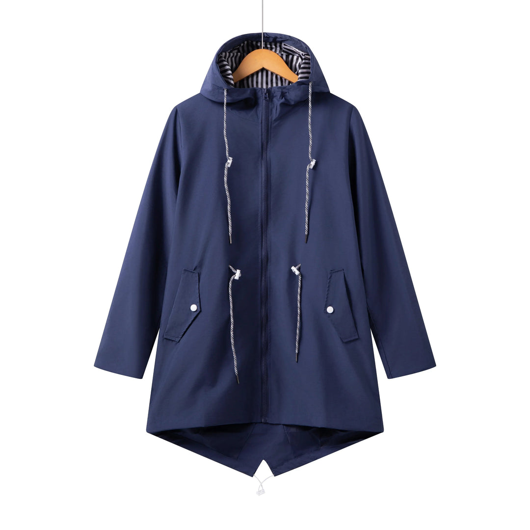 Drune | Regenjacke für Frauen Wasserdicht Mit Kapuze - Reguläre Passform