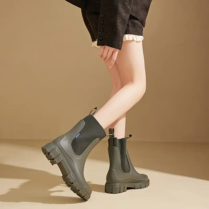 Drune | Wasserdichte Stiefel Mit Dicker Sohle Für Frauen