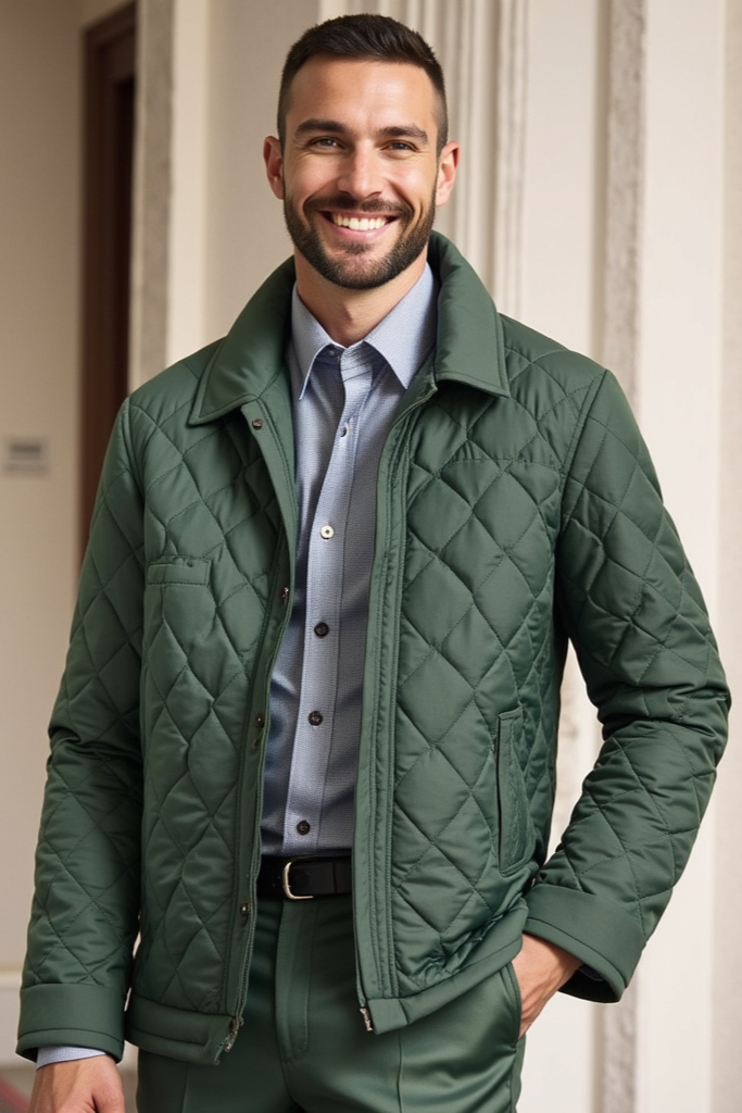 Drune | Klassische und Elegante Gesteppte Jacke