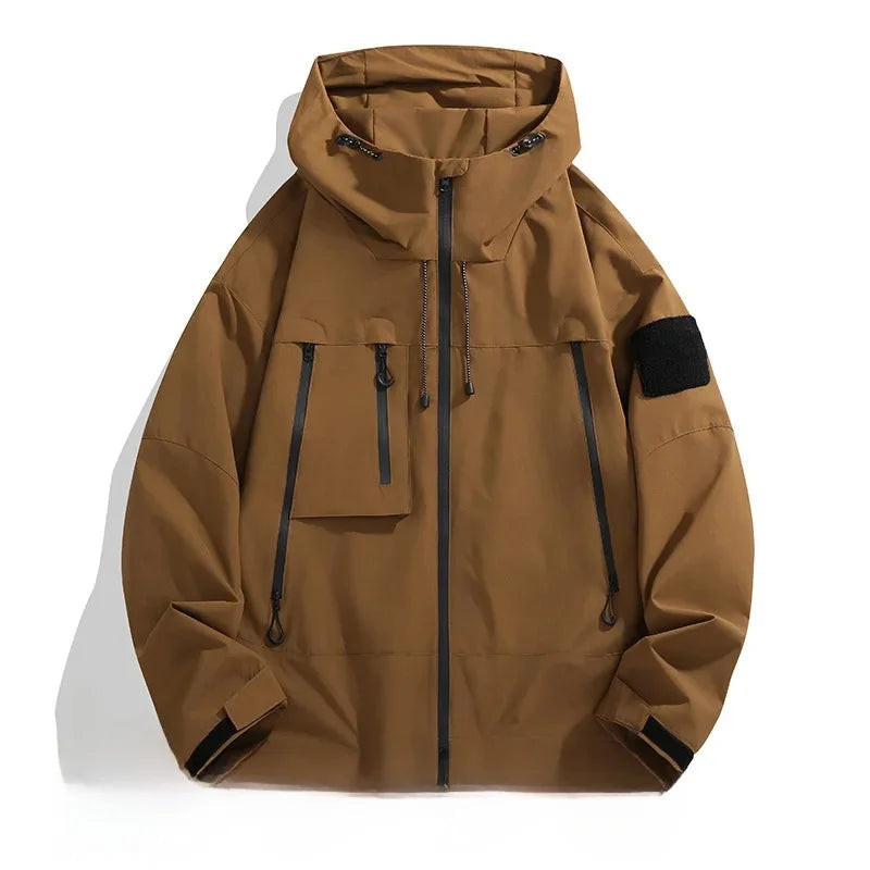 Drune | Modische Softshelljacke mit Kapuze
