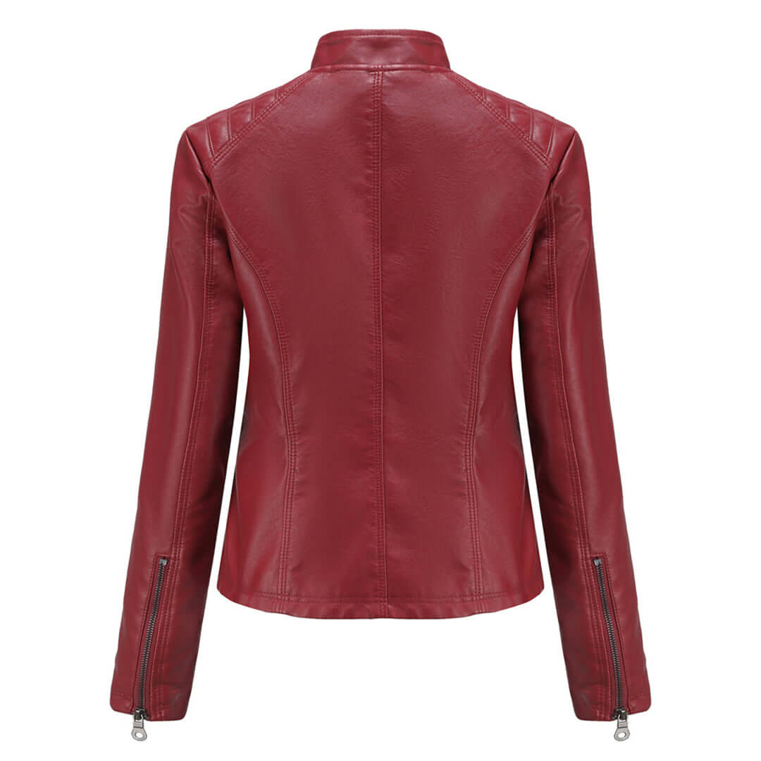 Drune | Damen Lederjacke Mit Zeitlosem Elegantem Look