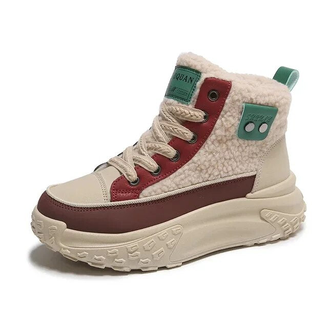 Drune | Schneestiefel Für Frauen Mit Dicker, Warmer Sohle