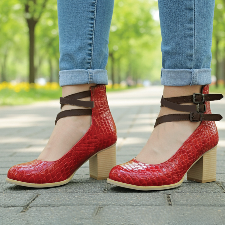 Drune | Blockabsatz Knöchel Schuhe