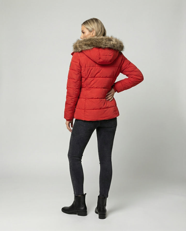 Drune - Isolierte Stepp Winterjacke Mit Gefüttertem Innenfutter und Kapuze