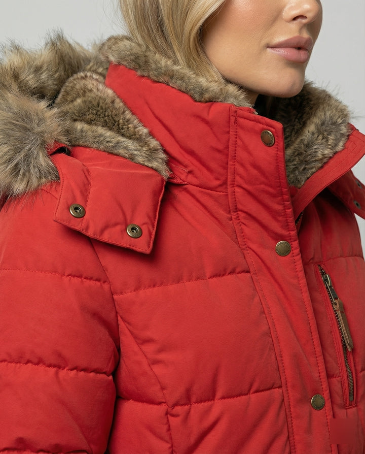 Drune - Isolierte Stepp Winterjacke Mit Gefüttertem Innenfutter und Kapuze