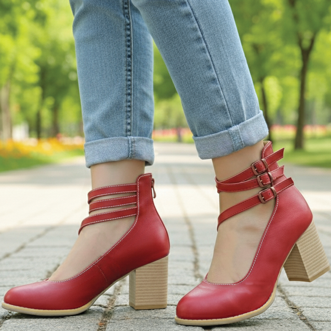 Drune | Blockabsatz Knöchel Schuhe
