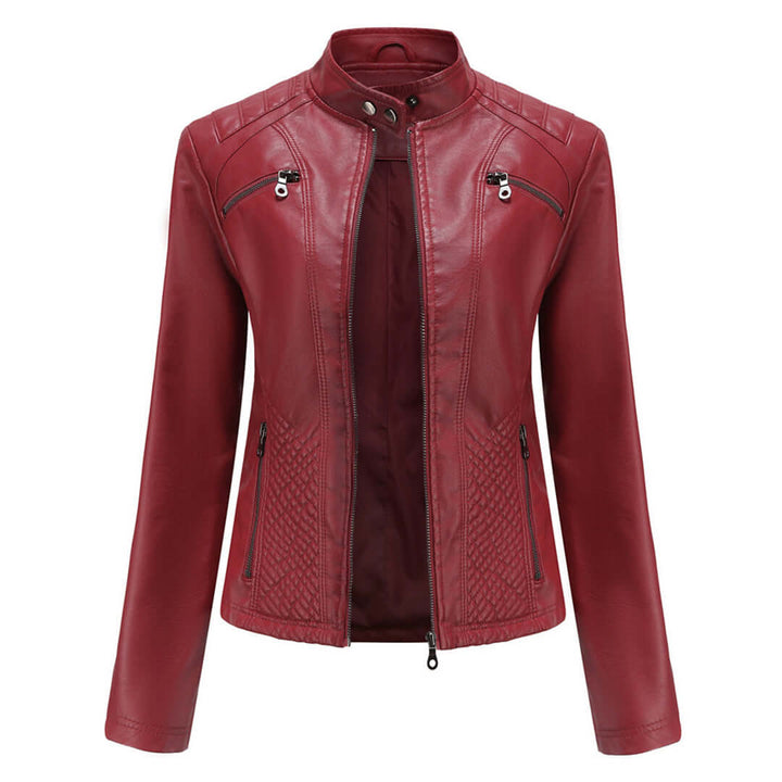 Drune | Damen Lederjacke Mit Zeitlosem Elegantem Look