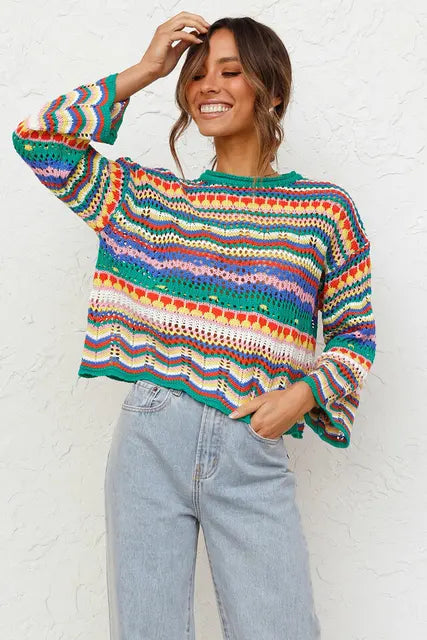 Drune | Trendy Lose Strickpullover