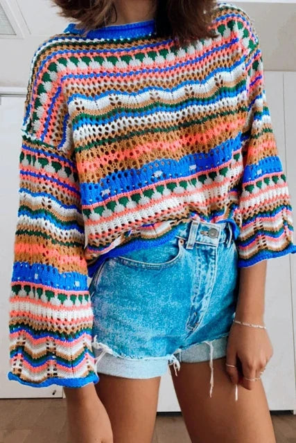 Drune | Trendy Lose Strickpullover