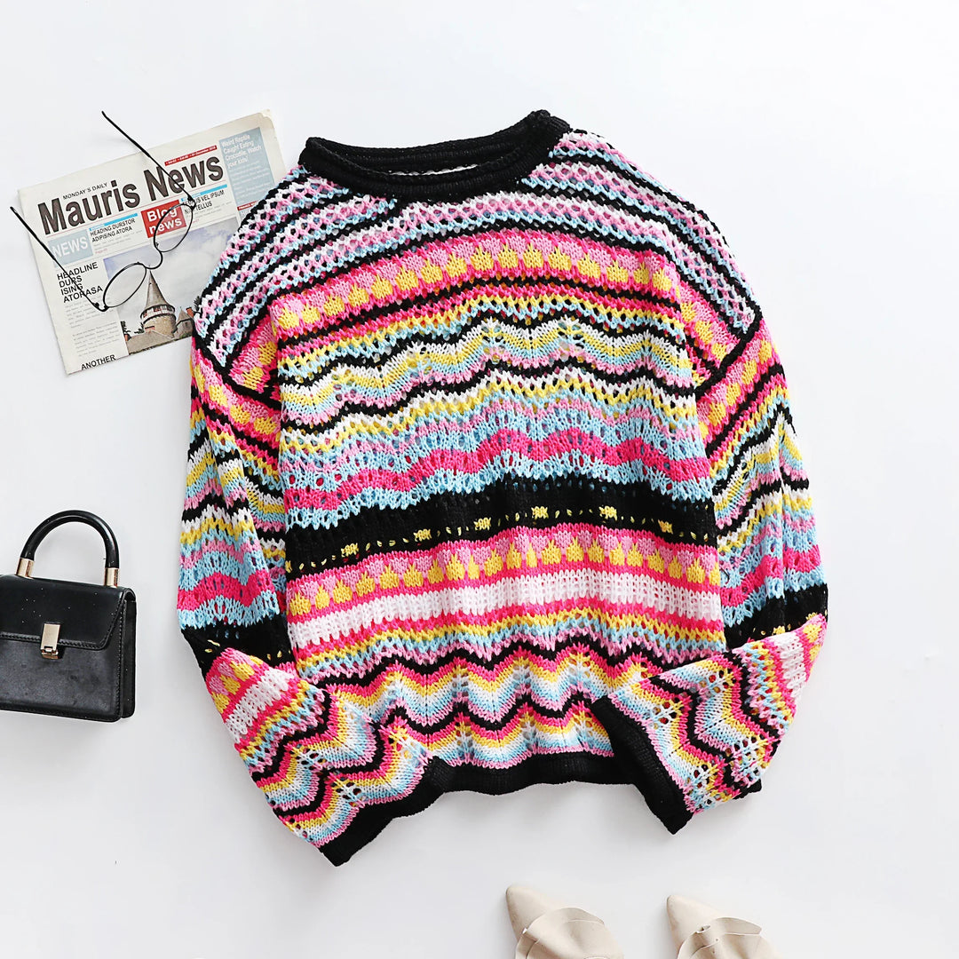 Drune | Trendy Lose Strickpullover