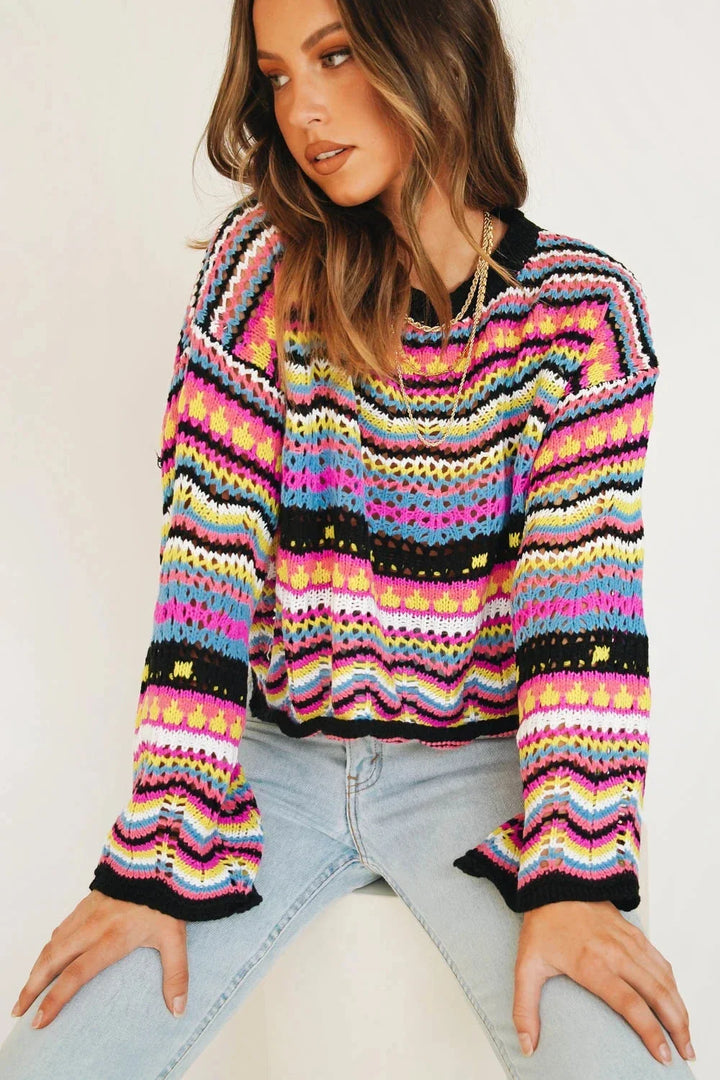 Drune | Trendy Lose Strickpullover