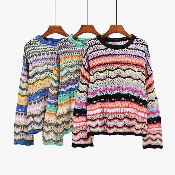 Drune | Trendy Lose Strickpullover