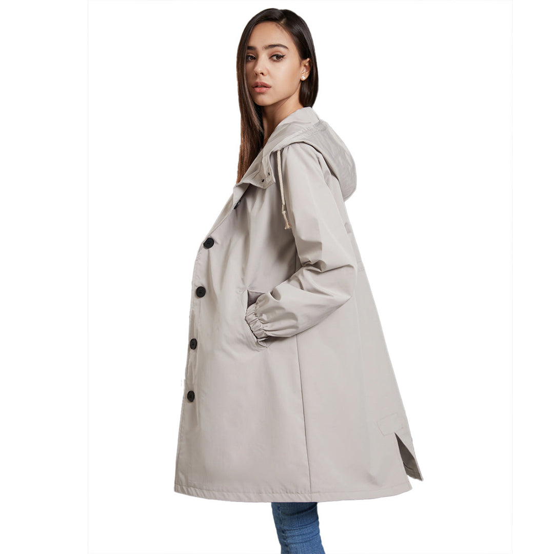 Drune | Klassische, Leichte Regenjacke für Damen
