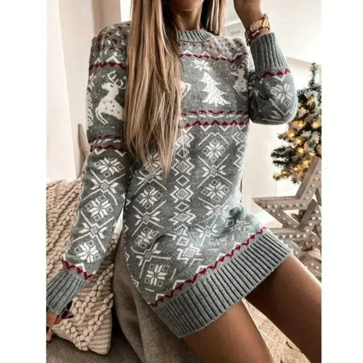 Drune | Kleid - Damen Weihnachtskleid für Wintermode