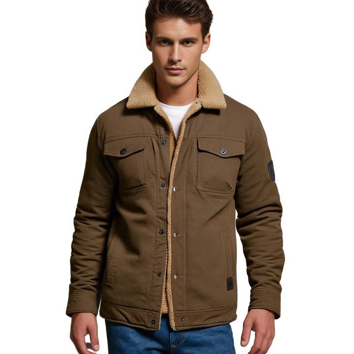 Drune | Winter Bomberjacke Vintage Stil - Warm gefüttert für Freizeit und Alltag