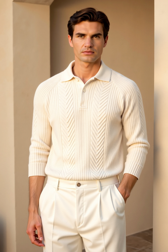 Drune | Polopullover mit Langen Ärmeln