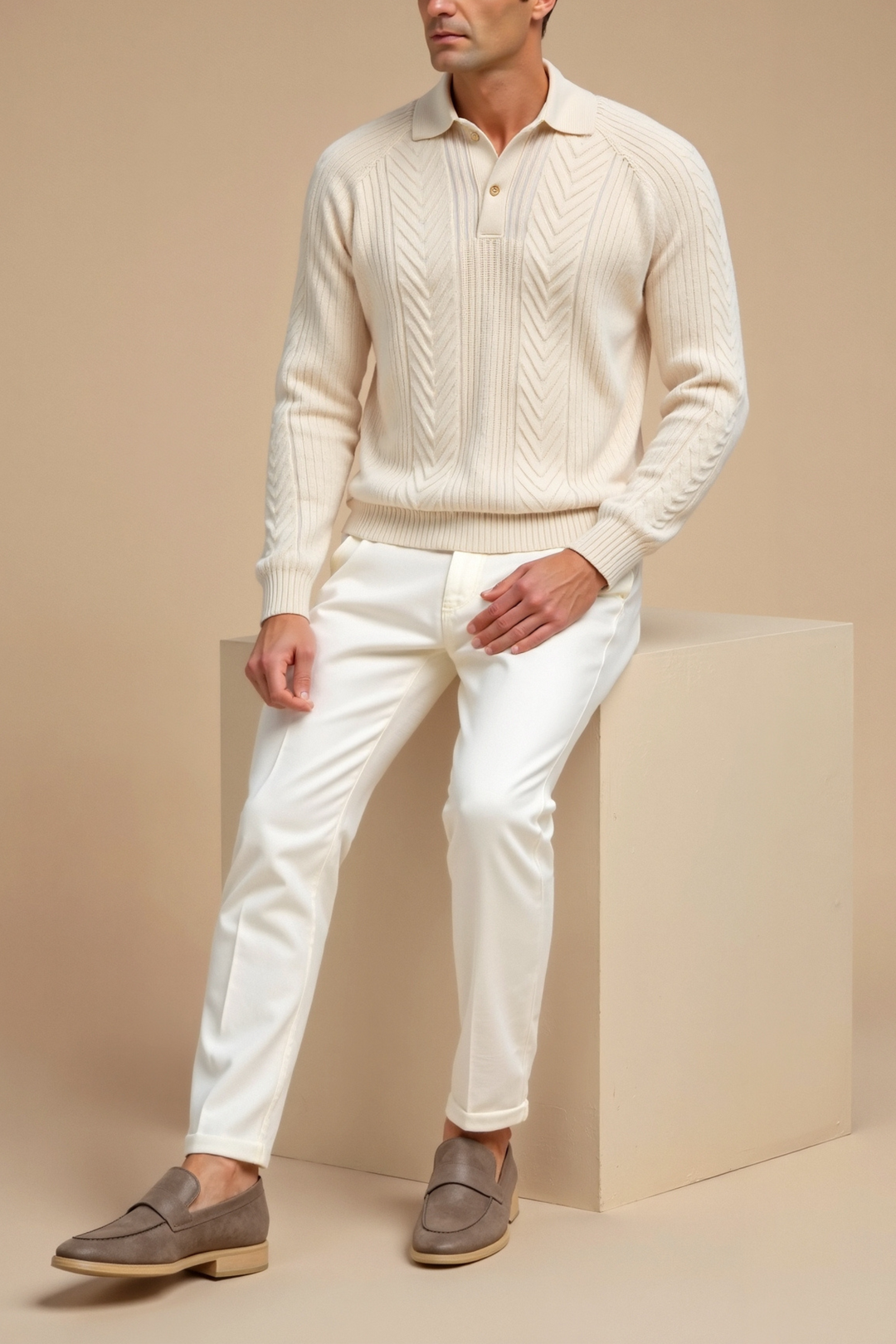 Drune | Polopullover mit Langen Ärmeln