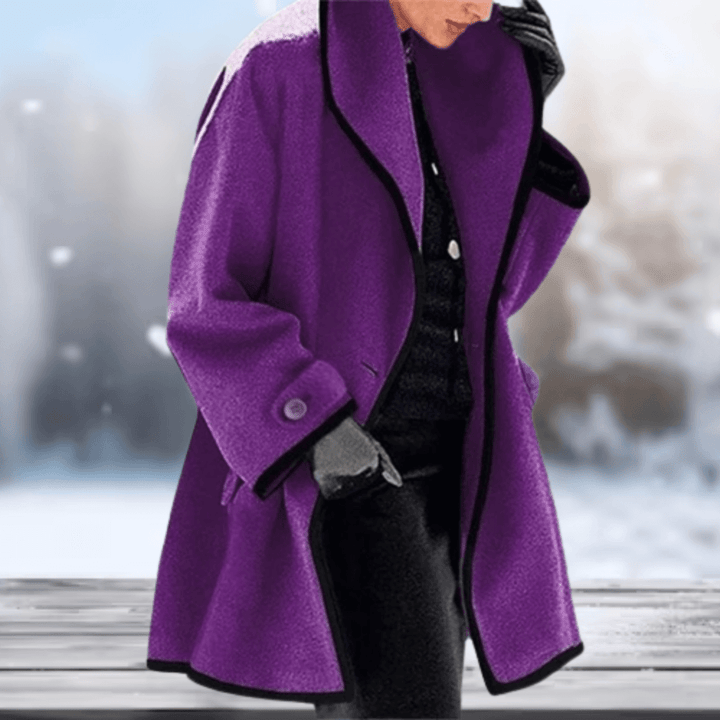 Drune | Wollartige Damenjacke - Lange Damenjacke Winter