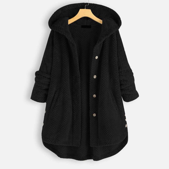 Drune | Wendbare Fleece Kapuzenpullover Jacke Für Frauen Stilvolle und Warme Winterbekleidung