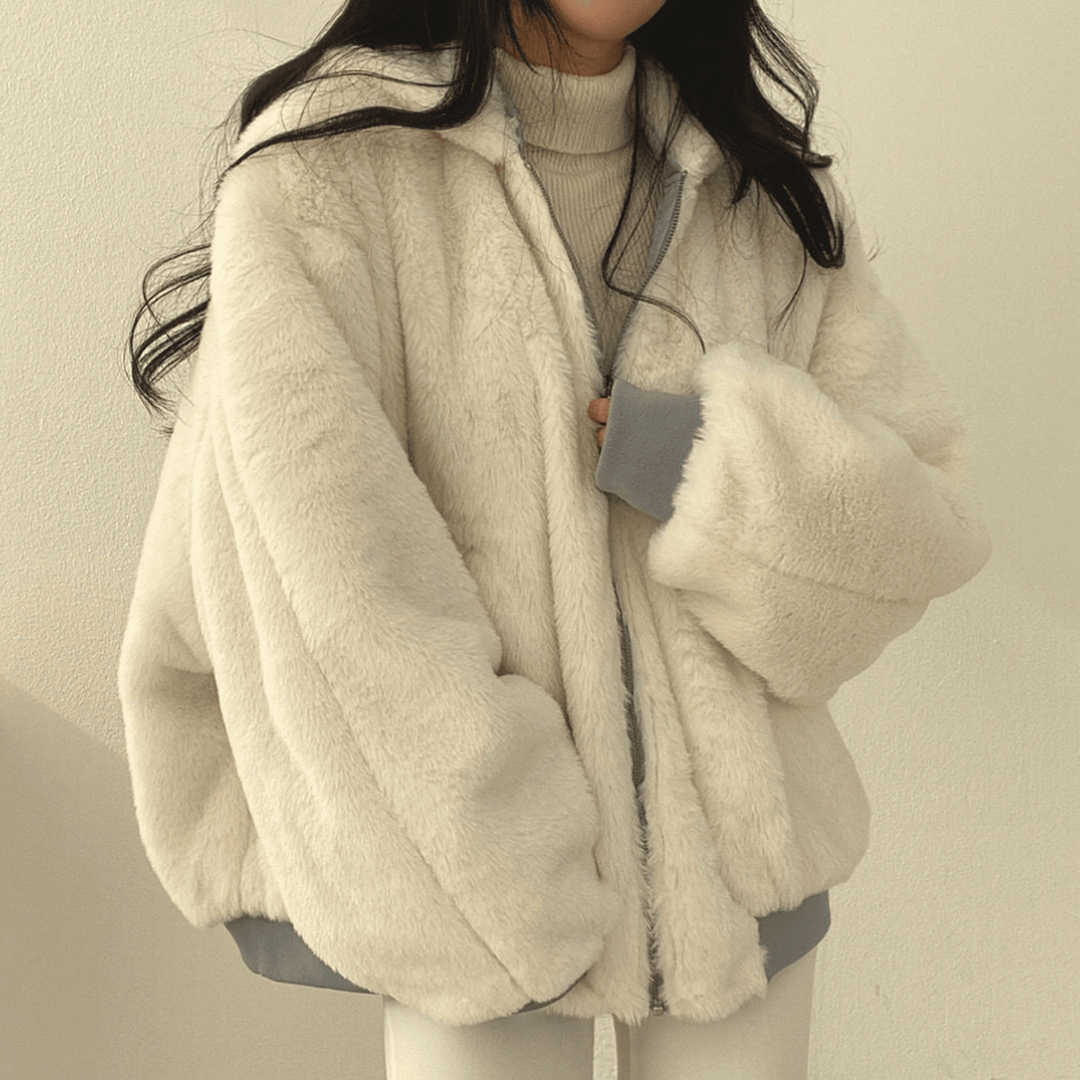 Drune | Wendbare Kapuzenfleecejacke mit Langen Ärmeln