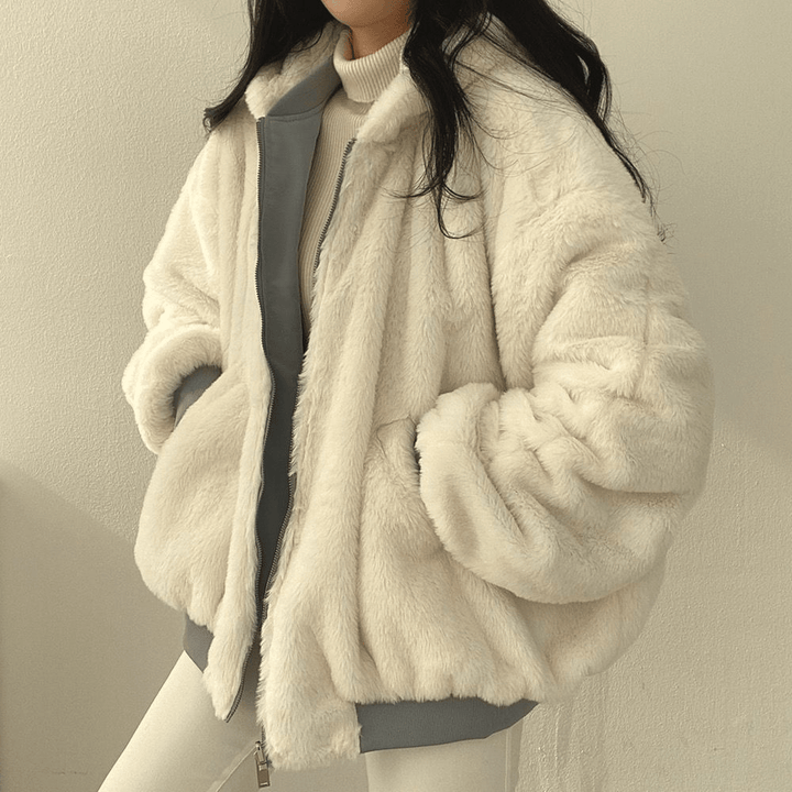 Drune | Wendbare Kapuzenfleecejacke mit Langen Ärmeln