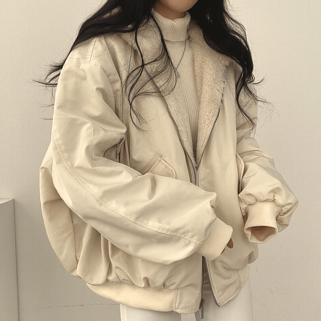 Drune | Wendbare Kapuzenfleecejacke mit Langen Ärmeln