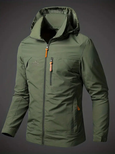 Drune | Regenjacke Mit Kapuze Für Männer