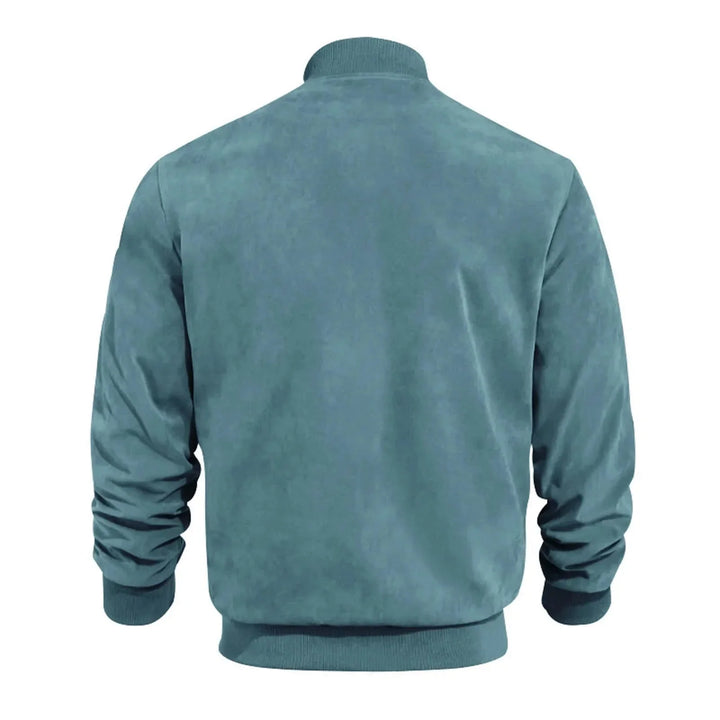 Drune | Herren Winter Bomberjacke Mit Vorderem Reißverschluss Und Bündchen