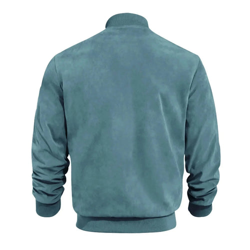 Drune | Herren Winter Bomberjacke Mit Vorderem Reißverschluss Und Bündchen