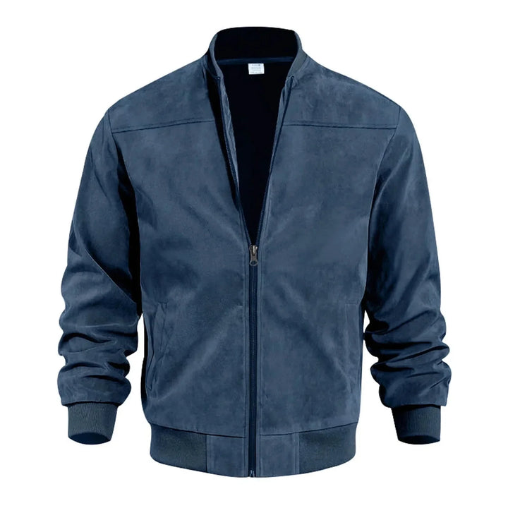 Drune | Herren Winter Bomberjacke Mit Vorderem Reißverschluss Und Bündchen