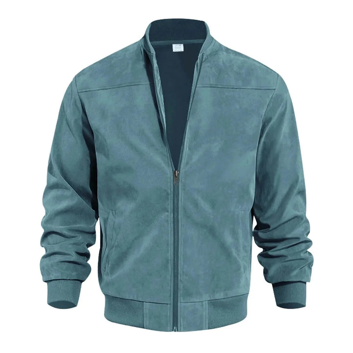 Drune | Herren Winter Bomberjacke Mit Vorderem Reißverschluss Und Bündchen