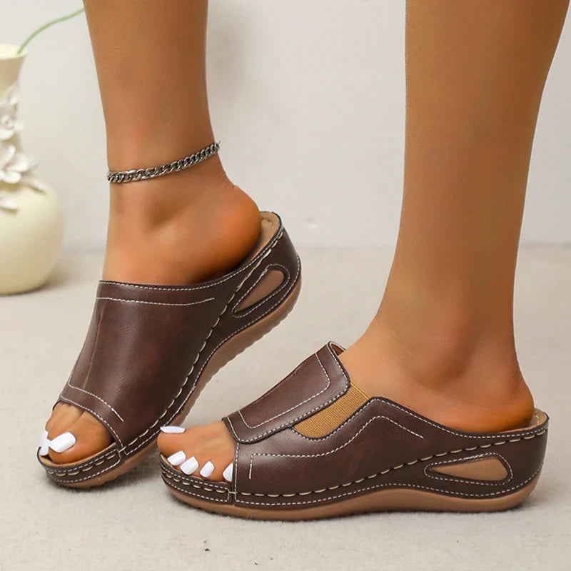Drune- Orthopädische Casual Wedges Sandale Frauen