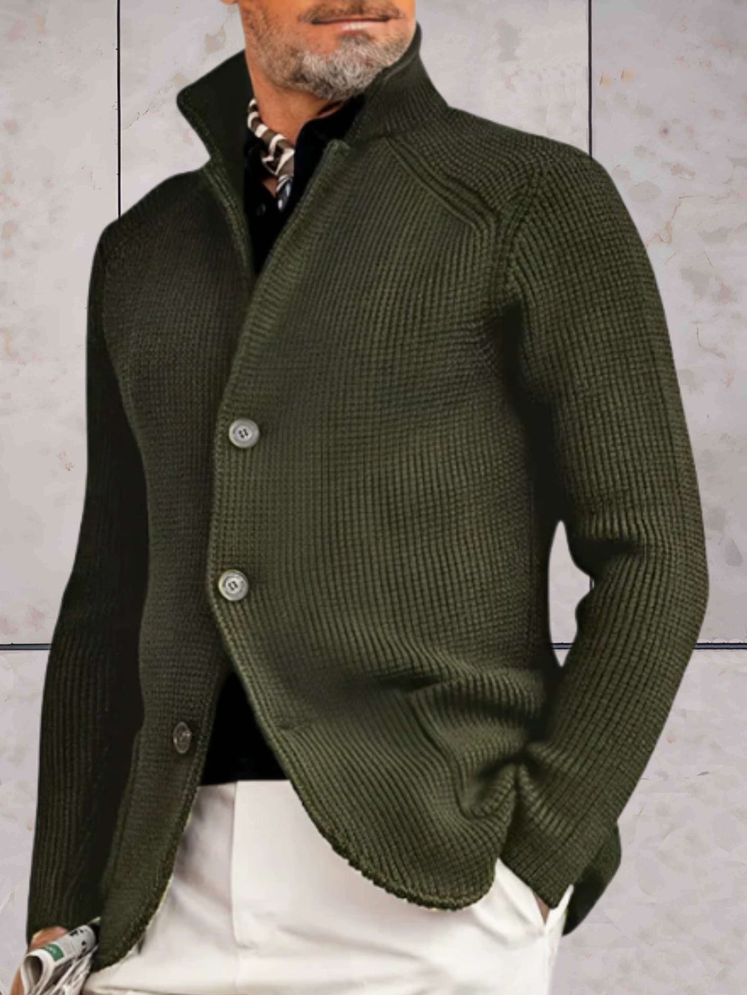 Drune | Einfach Und Bequem Einfarbige Jacke