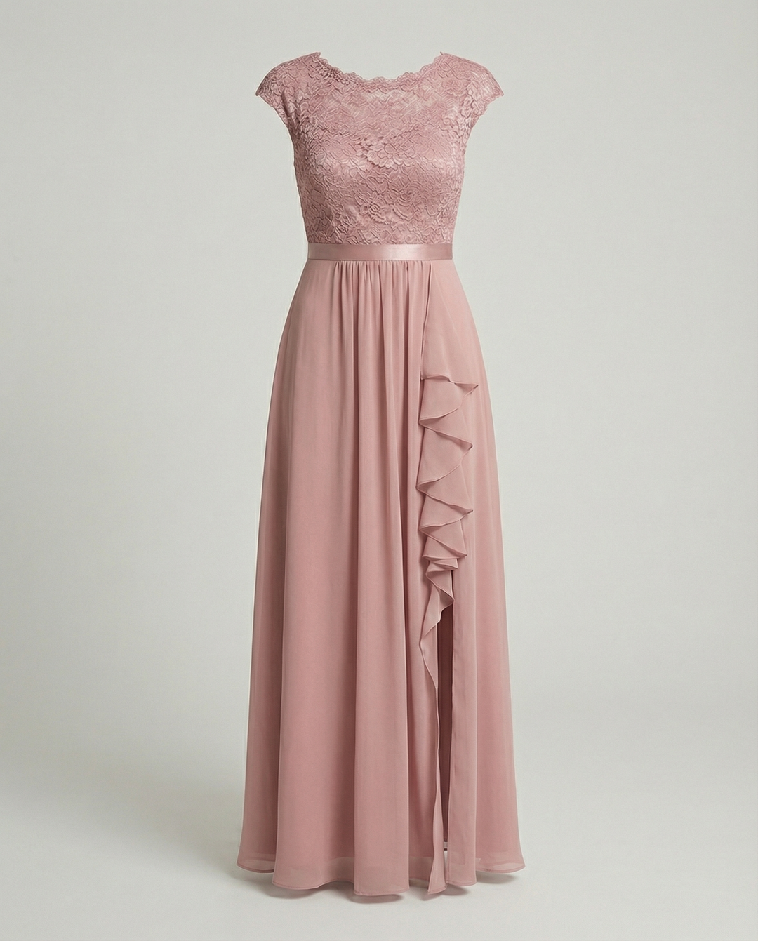 Drune | Elegantes Damen Maxikleid Mit Spitzeneinsätzen Zeitlos, Romantisch & Fließend