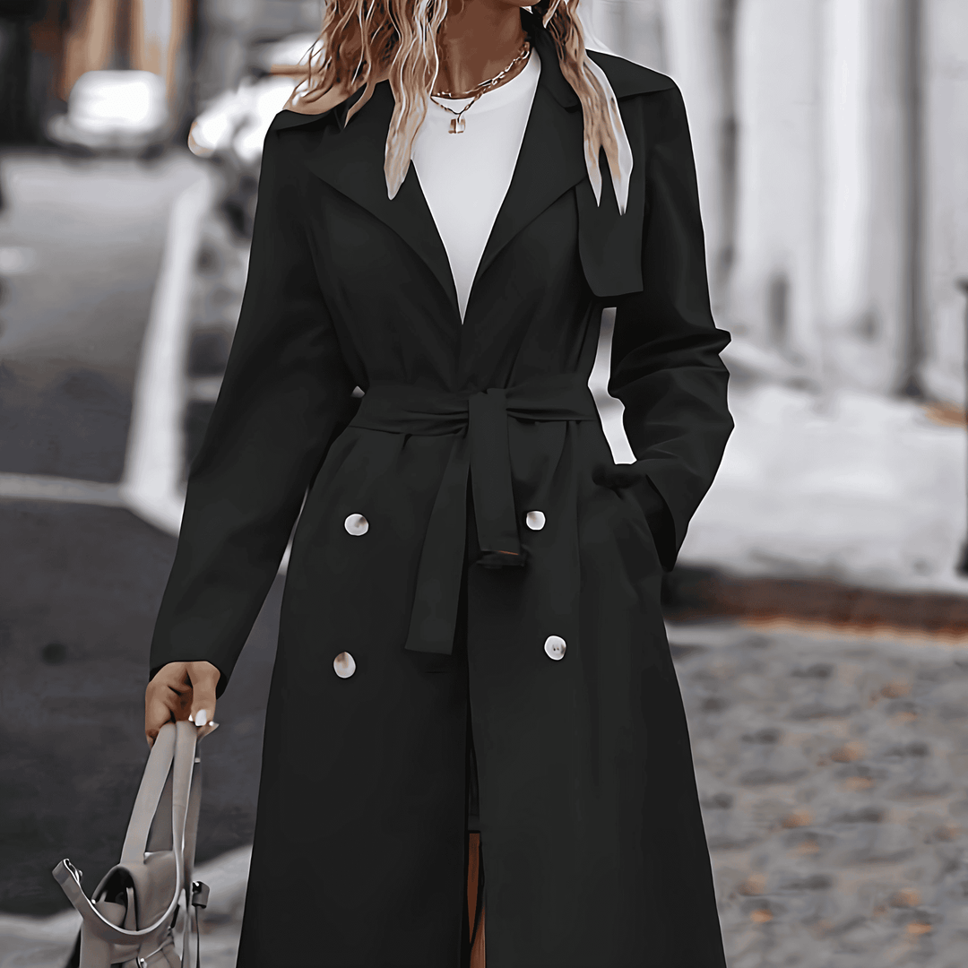 Drune | Damen Wendbarer Trenchcoat Klassischer Stil