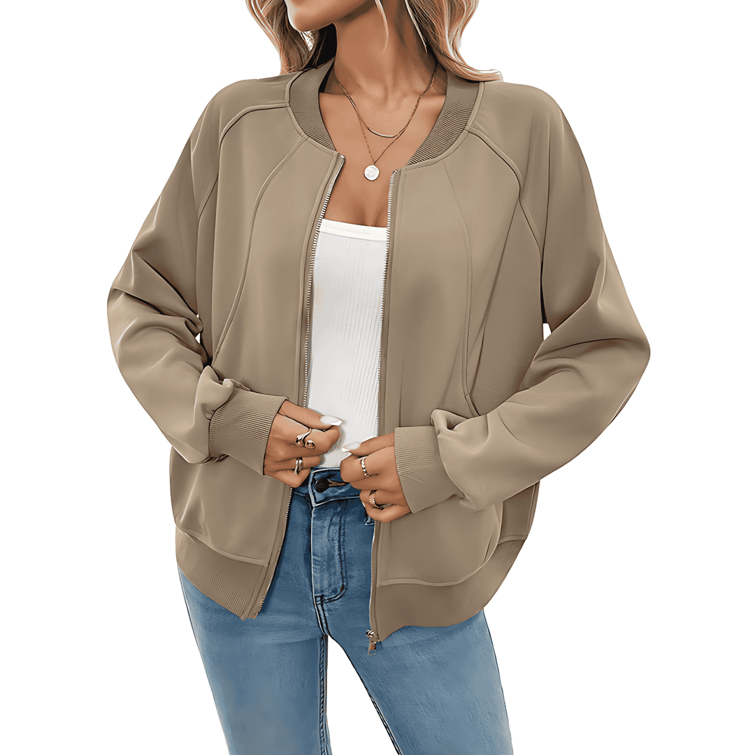 Drune | Damen Sweatjacke Casual Fit