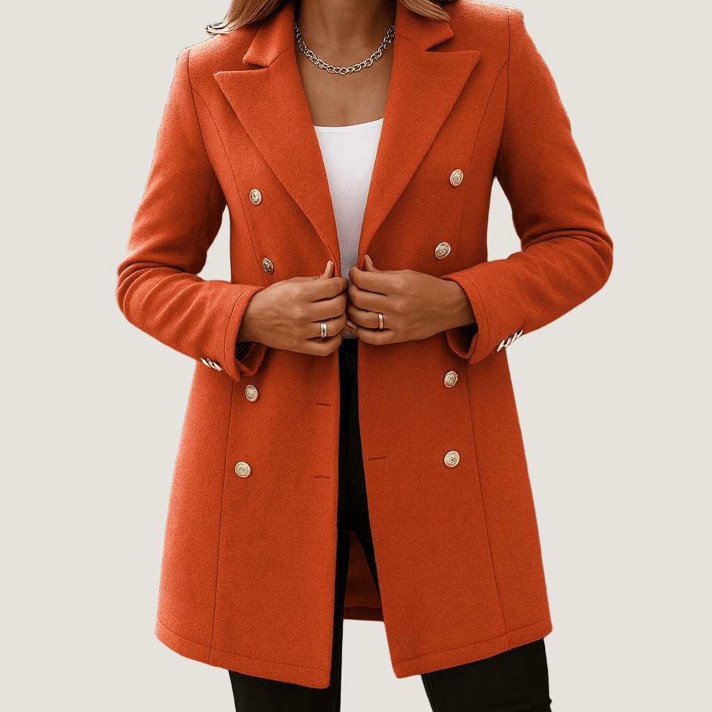 Drune | Damen Winterjacke Tailliert Doppelreihig