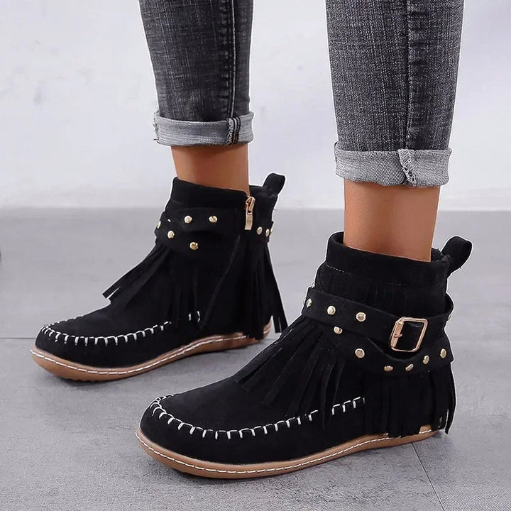 Drune | Rundkopf-Winterstiefel für Damen – Stilvolles & Bequemes Schneeschuhwerk