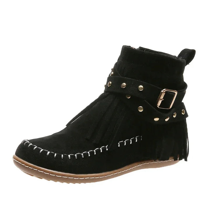 Drune | Rundkopf-Winterstiefel für Damen – Stilvolles & Bequemes Schneeschuhwerk