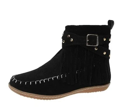 Drune | Rundkopf-Winterstiefel für Damen – Stilvolles & Bequemes Schneeschuhwerk