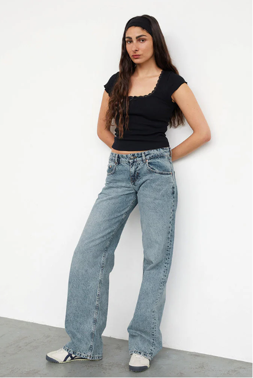 Drune | Low Rise Jeans