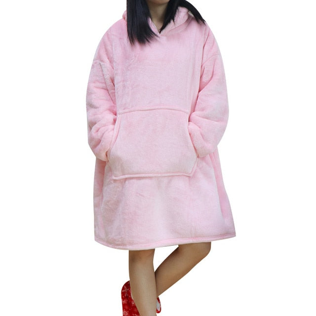 Drune | Weiches Kapuzenpullover-decke Polyester Bequem und Warm