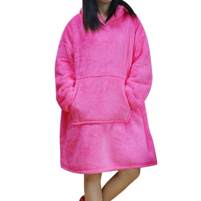 Drune | Weiches Kapuzenpullover-decke Polyester Bequem und Warm
