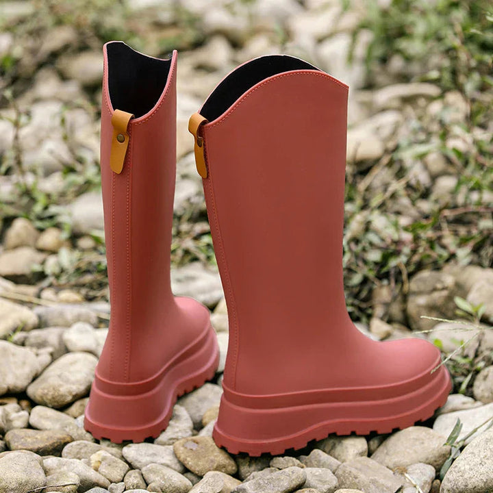 Drune | Gummistiefel für Frauen - Wasserdicht Hochschaft - Rutschfeste Sohle