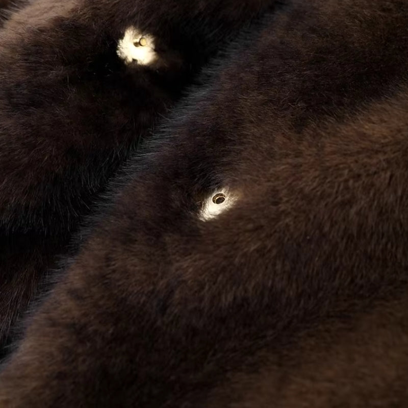 Drune | Kunstfell Für Frauen Langer Eleganter Schnitt Luxuriös Und Warm