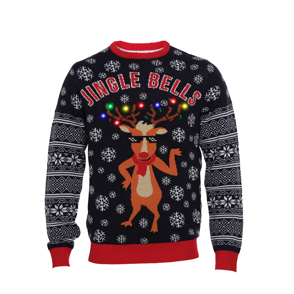 Drune | Jingle Bells Weihnachts-Pullover - Herren