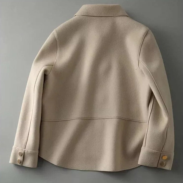 Drune | Kurze Jacke mit Knöpfen Im Warmen Stil für Damen
