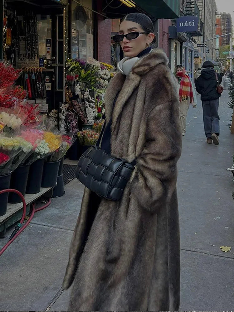 Drune | Elegante Pelz-Winterjacke